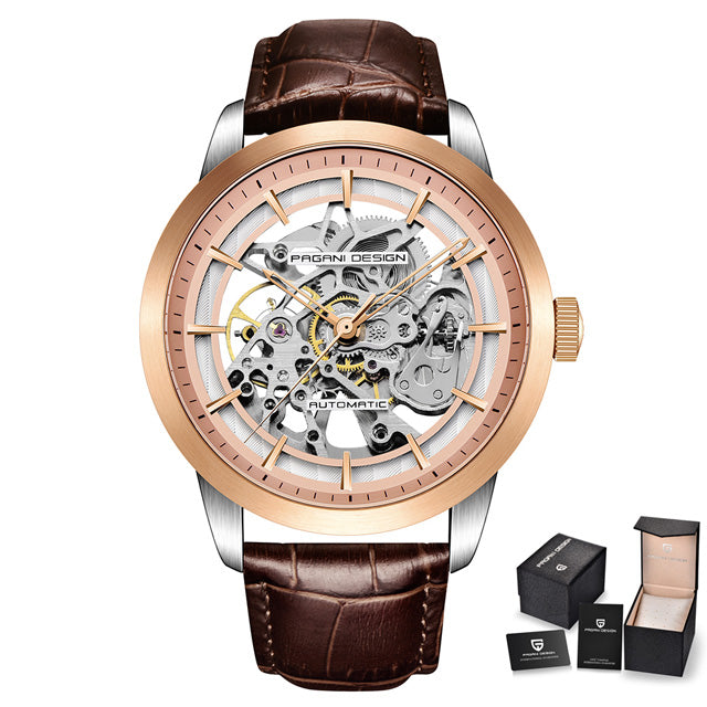 PAGANI DESIGN Classic Leather - Mechanical Dress Watch