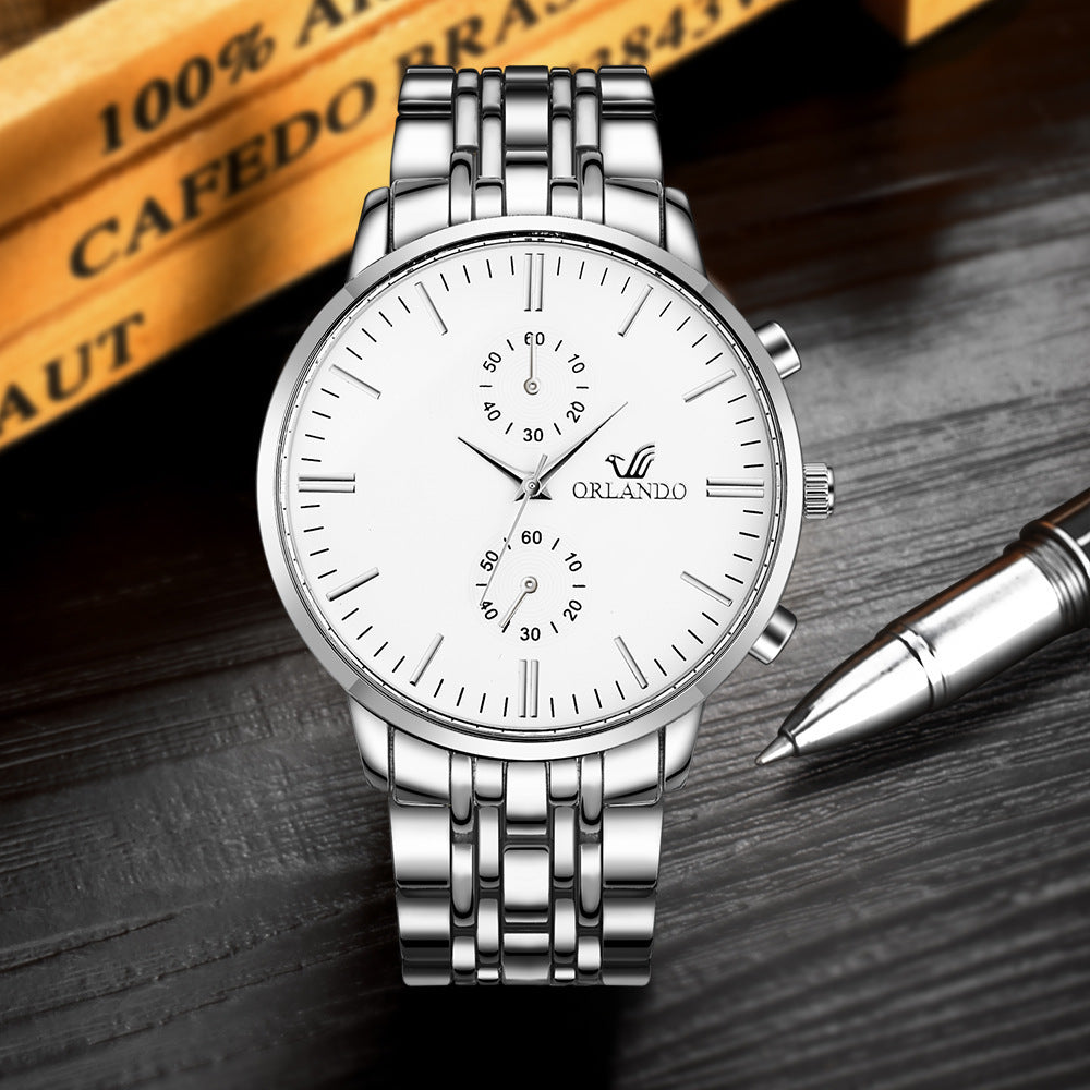 ORLANDO Intermetallic Fashion Watch - Lightweight Quartz Timepiece