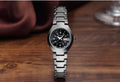 Tungsten Steel Finish Watch - Modern Waterproof Quartz