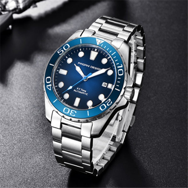 Professional Sports Chronograph - 46mm Waterproof World Time Watch