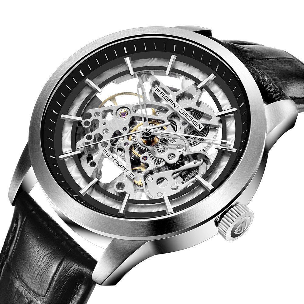 PAGANI DESIGN Classic Leather - Mechanical Dress Watch