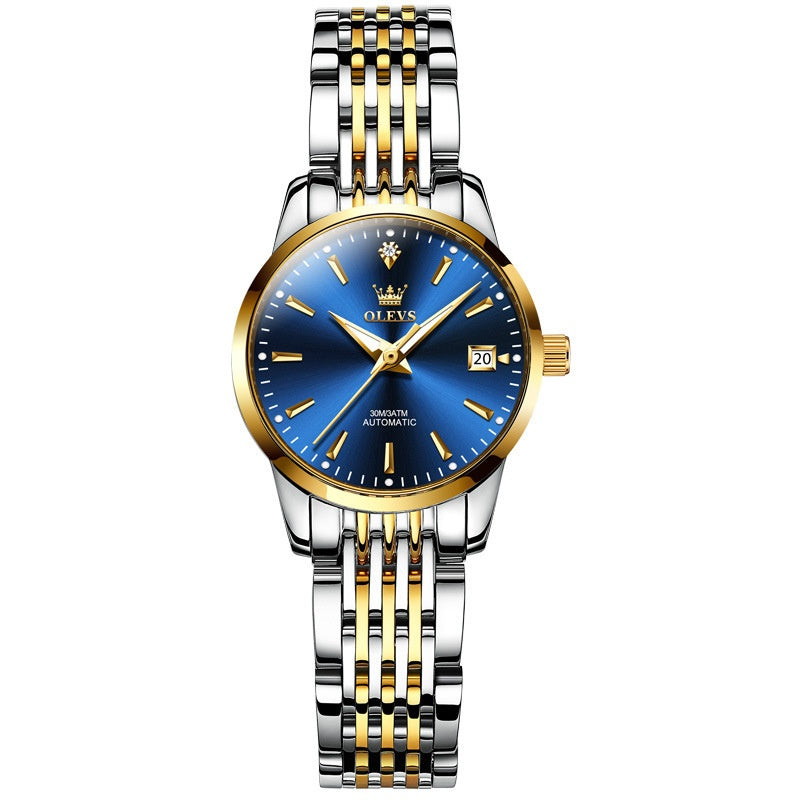 Women's Automatic Mechanical Watch - Ultra-Thin Minimalist Mesh Bracelet