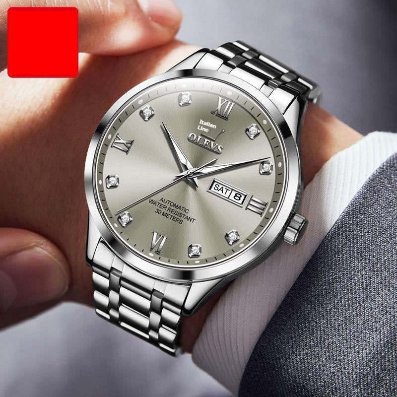 Men's Waterproof Elegant Automatic Mechanical Watch - Fashion Timepiece