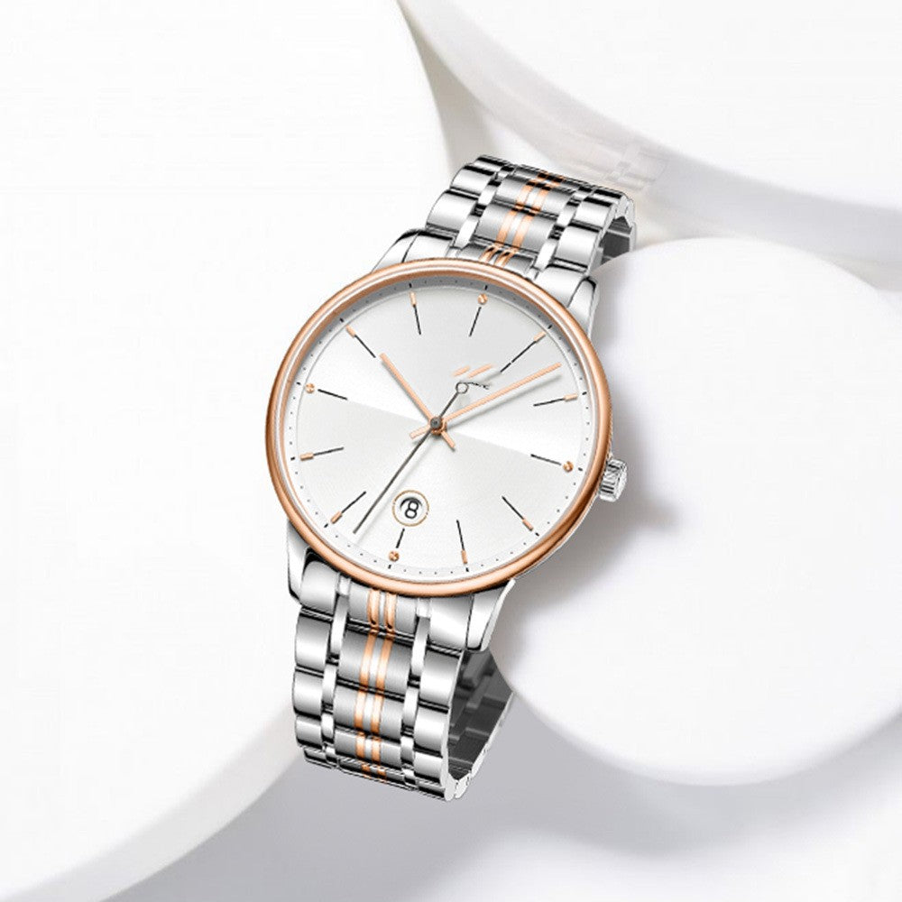 Hollow Skeleton Automatic Mechanical Watch - Transparent Case Back 42mm