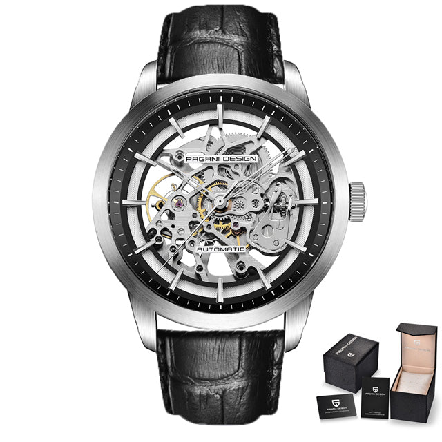 PAGANI DESIGN Classic Leather - Mechanical Dress Watch