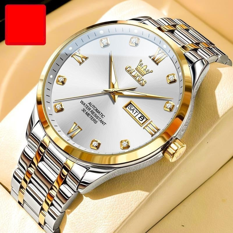 Men's Waterproof Elegant Automatic Mechanical Watch - Fashion Timepiece