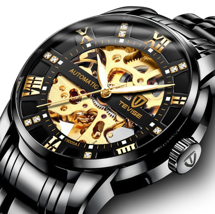 TEVISE Exhibition Masterpiece - Hollow Automatic Mechanical Watch