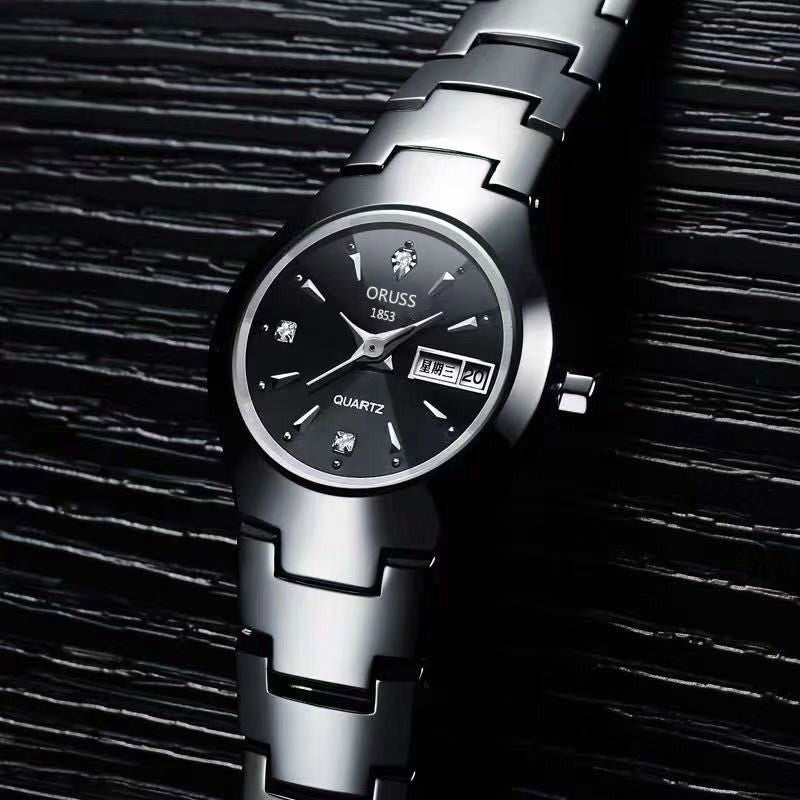 Ultra-Slim Automatic Luminous Watch - Double Calendar Quartz