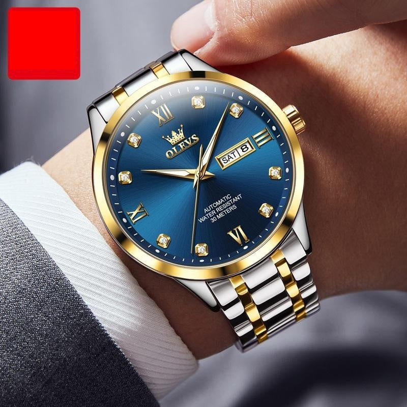 Men's Waterproof Elegant Automatic Mechanical Watch - Fashion Timepiece