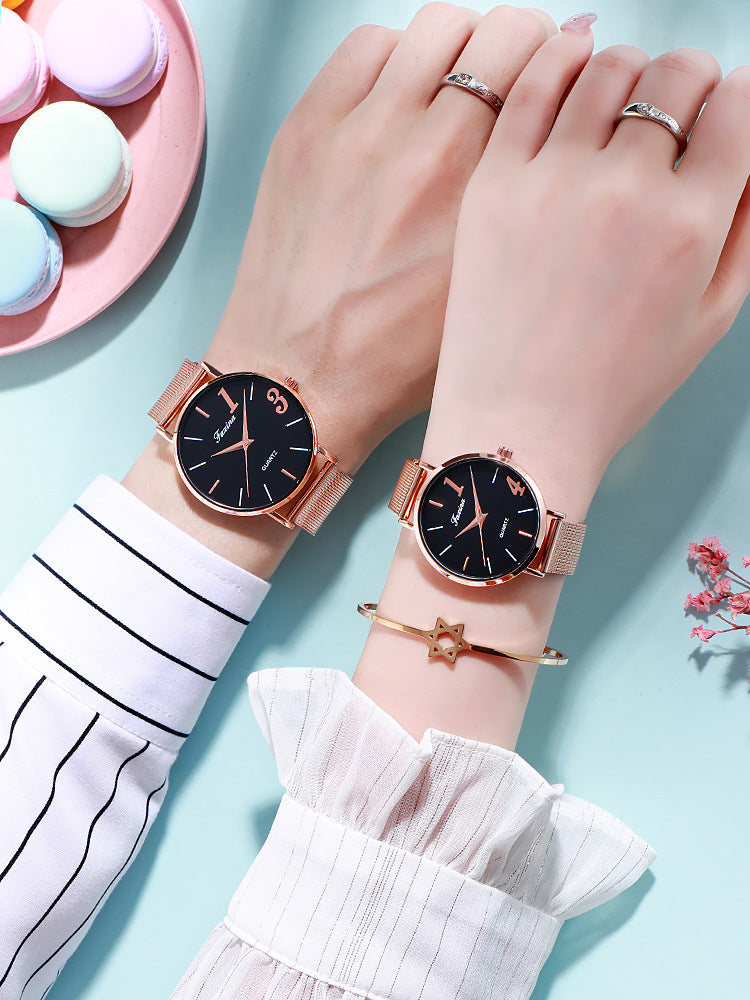 Women's Milan Mesh Strap Watch - Ultra-Slim Minimalist Timepiece