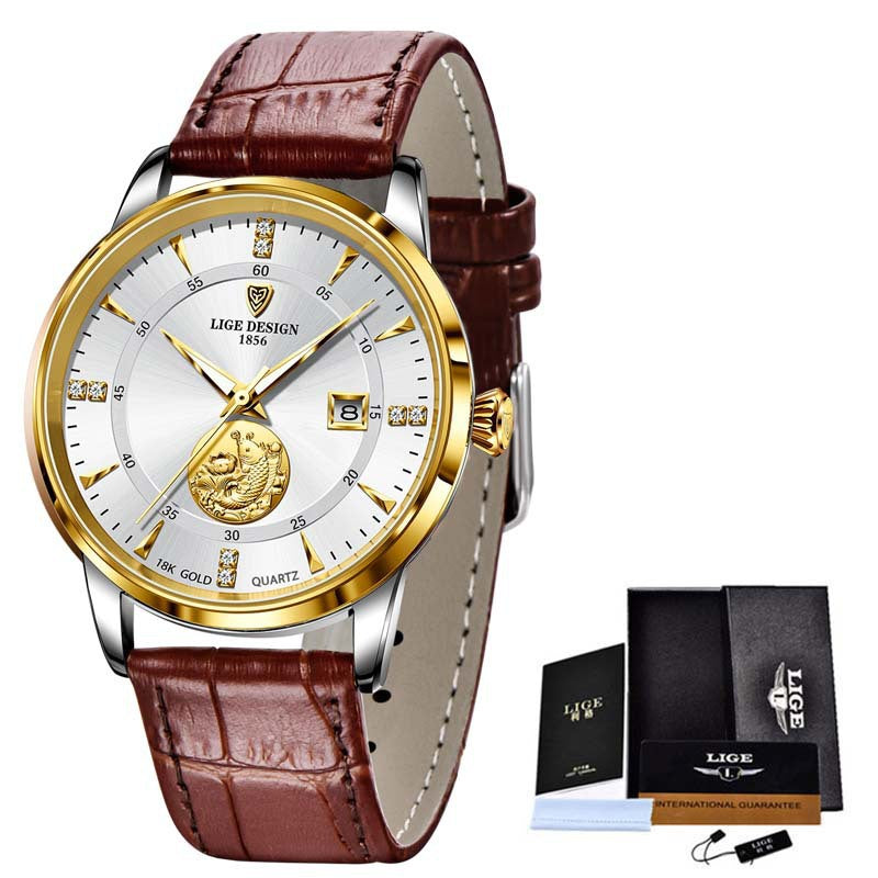 Dragon Gate Automatic Mechanical Watch - Dual Calendar Waterproof