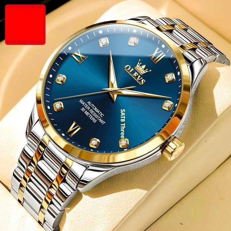 Men's Waterproof Elegant Automatic Mechanical Watch - Fashion Timepiece