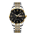 Calendar Week Display Elegant Watch - 42mm Waterproof Men's Quartz