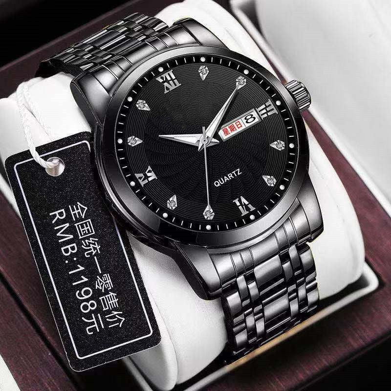 Fully Automatic Luminous Waterproof Watch - 40mm Ultra-Slim 8mm Men's