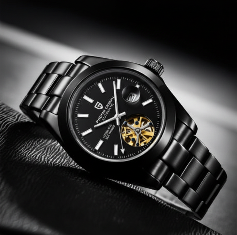 PAGANI 1658 automatic mechanical sports watch with stainless steel