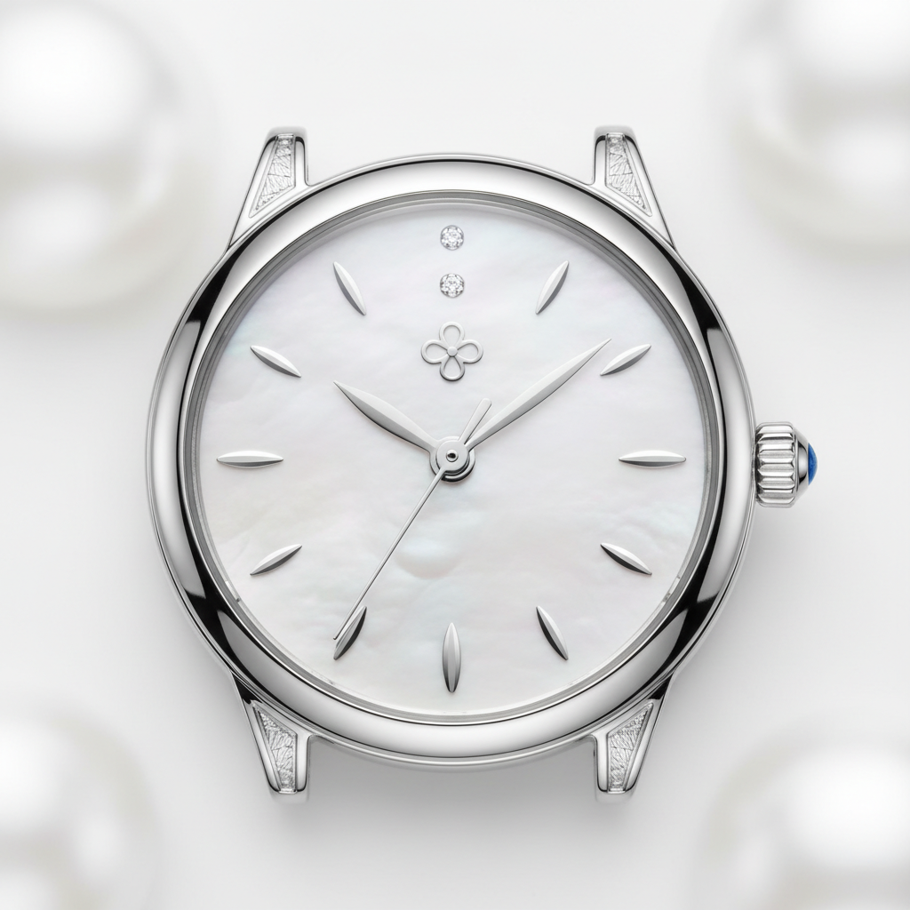 Ladies watch dial detail