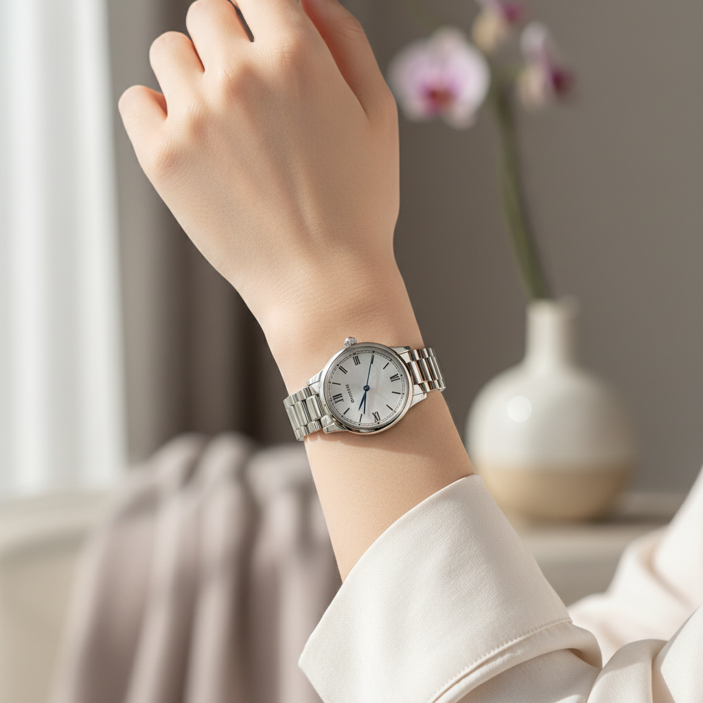 Ladies watch lifestyle shot