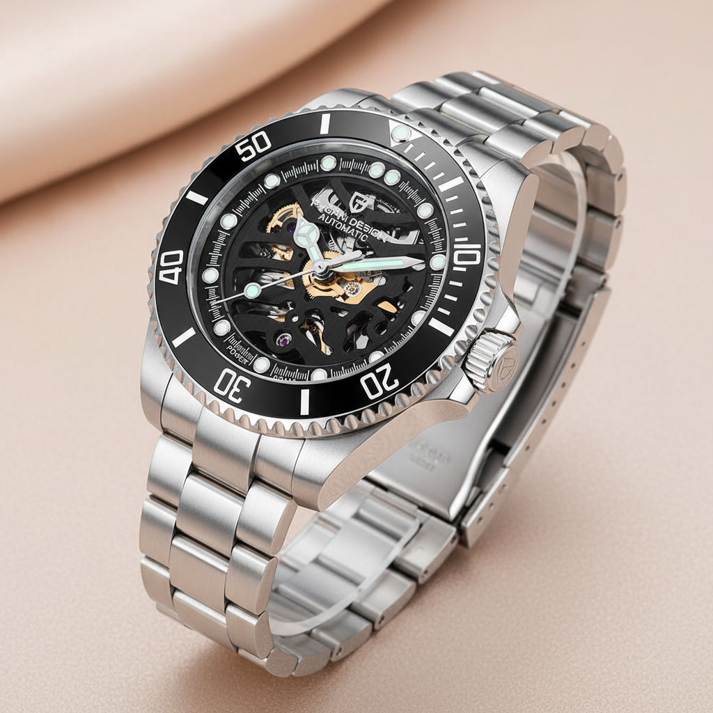 PAGANI Steel Band Mechanical Watch