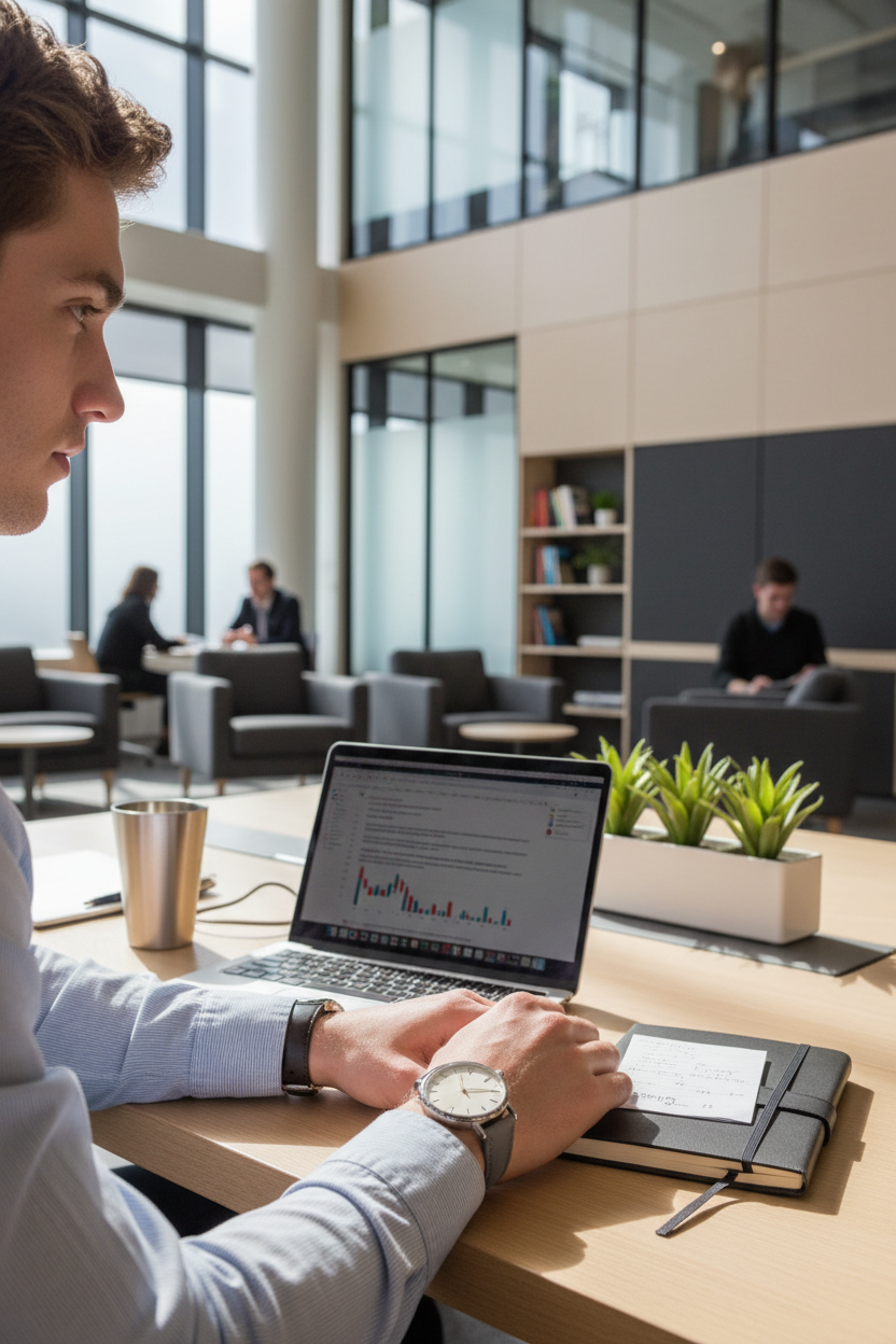 Student Professional Watch Lifestyle Shot